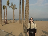 Erica On Beach In Barcelona